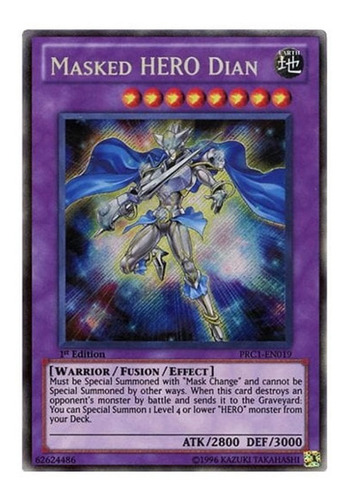 Yu-gi-oh! Masked Hero Dian Secreto Prci-en019 Nuevo