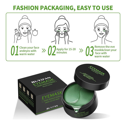 Mascara Para Los Ojos 60 Pcs Parches Ojos, Parches Ojeras