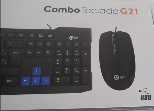 Combo Teclado Y Mouse G21 Usb Plug&play Ultra Delgado