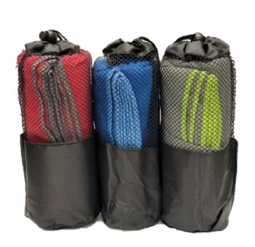 Imagen 1 de 4 de Toallon De Secado Rapido Microfibra Grande 70x1.40cm C/bolsa