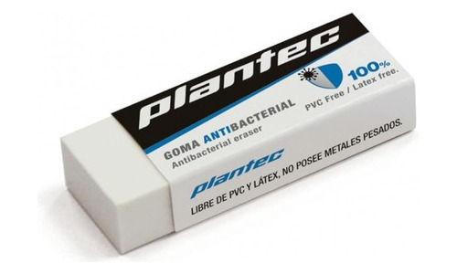 Goma De Borrar Ecoamigable Antibacterial Plantec