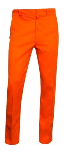 Pantalón De Trabajo Grafa 70 Homologado Naranja