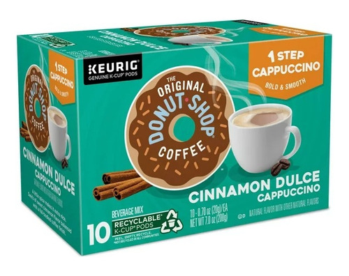 The Original Donut Shop 10 K-cups Cinnamon Dulce Cappuccino