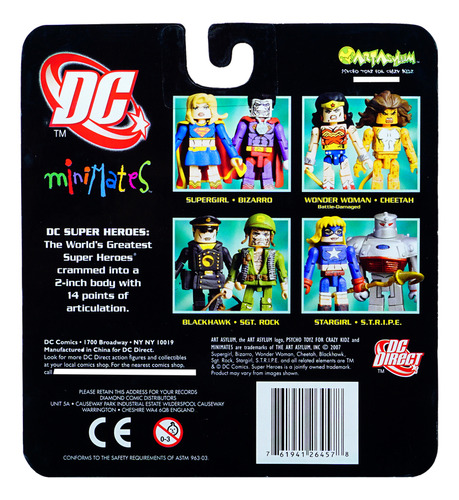 Minimates Dc Direct Wonder Woman & Cheetah 2007 Edition