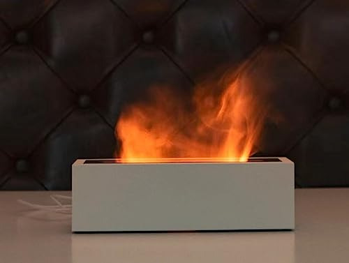 Difusor De Aroma Con Simulación De Fuego, Humidificador De A