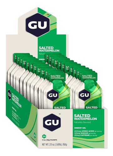 Gel Energizante Gu Energy Sandia Salada X 24 Unidades