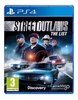 Jogo Street Outlaws: The List Ps4 Europeu Lacrado