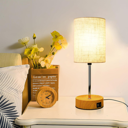 Lámpara De Mesa Para Sala De Estar, Control Táctil Regulable