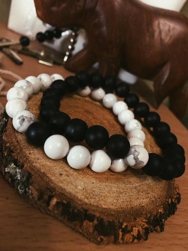 Pulseras De La Distancia - Piedras Naturales Pareja Amistad
