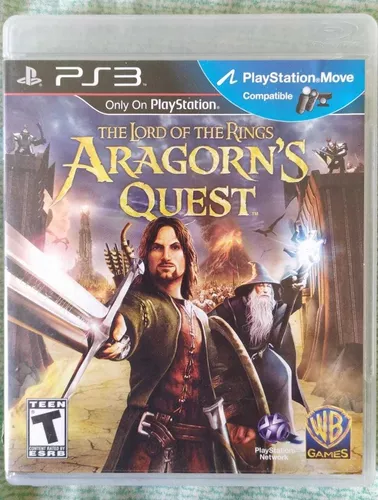 Jogo The Lord of the Rings Aragorns Quest PS2 Mídia Física Seminovo