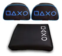 Comprar Kit Capa Ps3 + 2 Bolsas Case P Controles Estojos Protetores