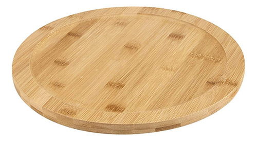 Plato Giratorio De Madera Para Presentación De Postres 25cm