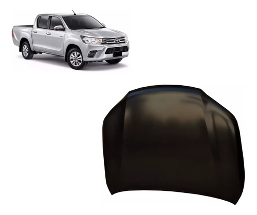 Cofre Capot Toyota Hilux 2016 2017 2018 2019 2020 Sin/h/mold