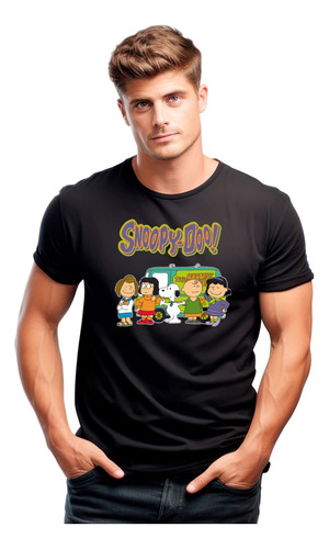 Playera Snoopy-doo Crossover Peanuts X Scooby-doo
