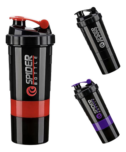 Naiwant® Vaso Mezclador Multifuncional Para Deportes Fitness Color Rojo 500 Ml Adecuada Para Acampar Al Aire Libre, Senderismo, Montañismo,oficina, Fitness