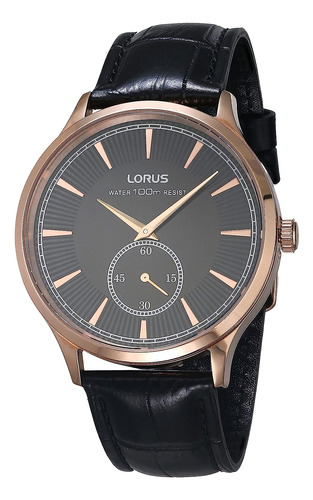 Reloj Pulsera  Lorus Rn410ax9 Caratula Negro