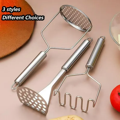 Machacadores De Papas De Acero Inoxidable Con Ganchos, Idea