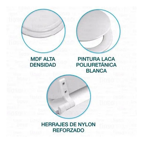 Imagen 3 de 10 de Tapa Inodoro Jade Deca Madera Laqueada Pringles