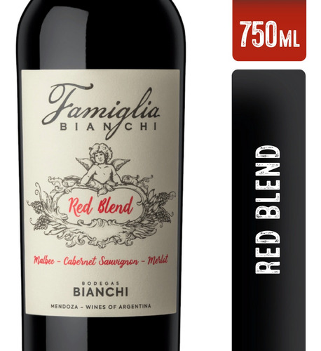 Vino Famiglia Bianchi Red Blend 750ml. 