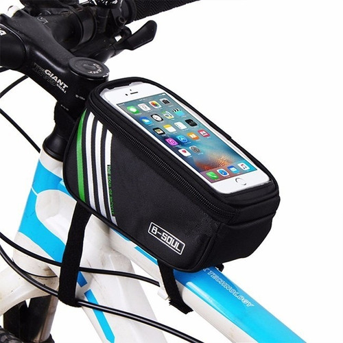 Bolso Para Bicicleta Delantero Con Porta Celular C/cierre