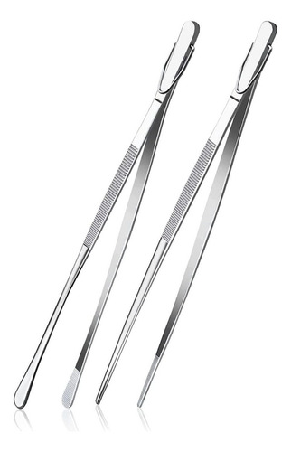 U Chef Pinzas Chef De Cocina De Acero Inoxidable (2 Piezas) Color Plateado