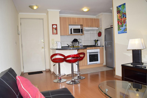 Arriendo Amoblado 2 Dorm 2 Baños - Bellas Artes, Stgo.