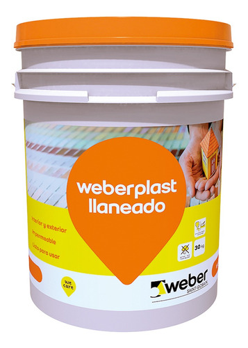 Revestimiento Acrilico Texturable Weberplast Llaneado X 30kg