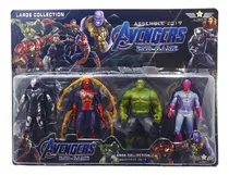 Comprar Juguete Set De Muñecos  Avengers Hulk  Spiderman X4
