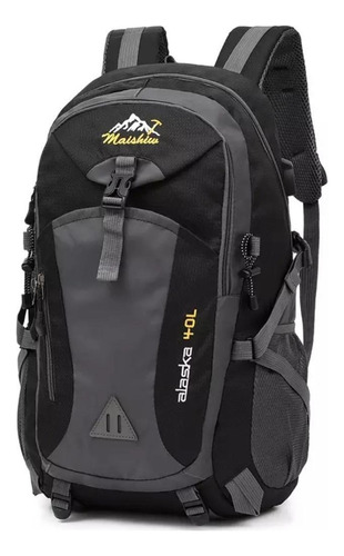 Mochila Deportiva Gym Casual Back Pack Impermeable Montaña M Color Negro