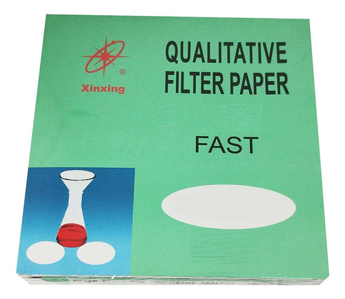 Papel Filtro 101 Cualitativo Rapido 180mm X100u