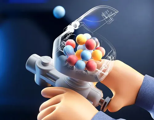 Juego Tiro Al Blanco Automático + Pelotas Diseño Space