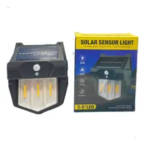 Comprar Lámpara Con Panel Solar 3-9 Led Con Sensor De Movimiento