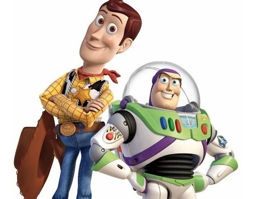 Sticker Gigante Pared Decoracion Toy Story 3 Buzz Woody