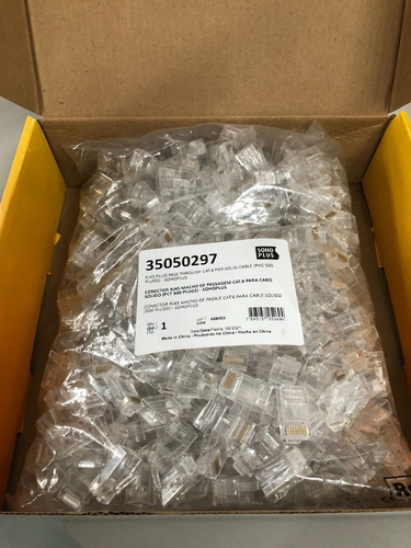Imagem 6 de 6 de Pacote Com 10 Conector Macho Rj45 Furukawa Sohoplus Cat6