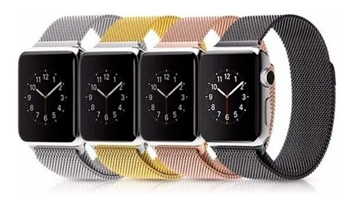 Correa Para Apple Watch 42 Y 38 Mm Milanese + Envío