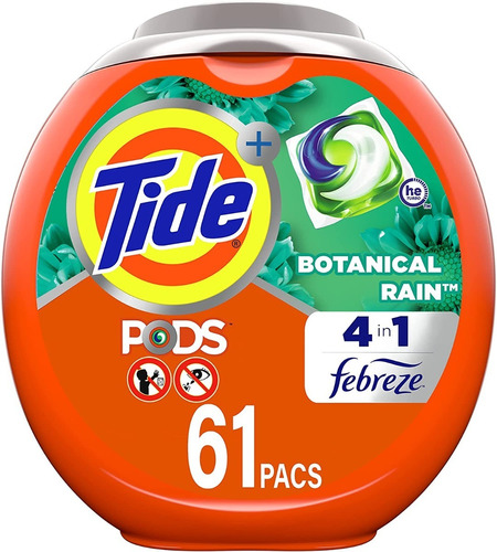 Detergente De Lavandería Turbo Tide Pods Plus Febreze