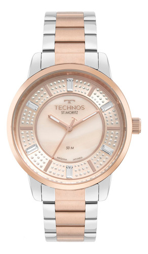 Relógio Technos Feminino St.moritz Bicolor - 2039ef/1t