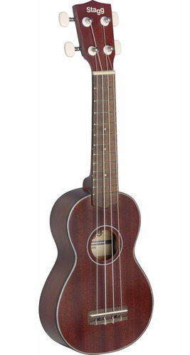 Ukelele Soprano Stagg Tradicional De Madera Caoba Us40