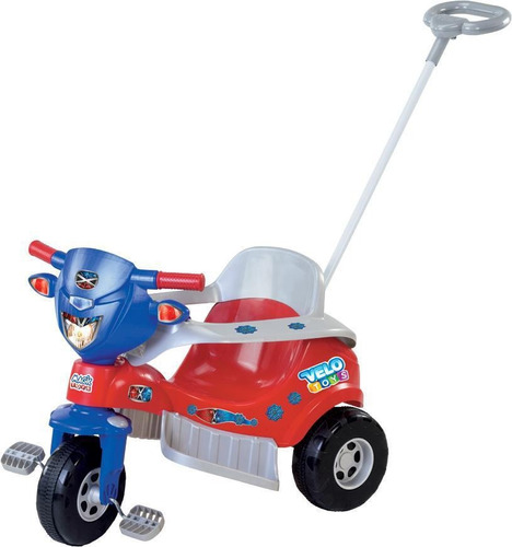 Triciclo Tico Tico Velo Toys Vermelho 3721c Magic Toys