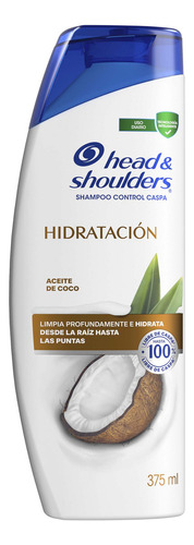 Shampoo Head & Shoulders Hidratación 375 Ml