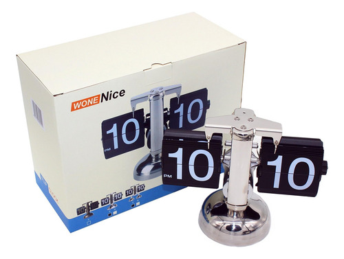Winenice Retro Digital Flip Down Clock Down -battery Gear En
