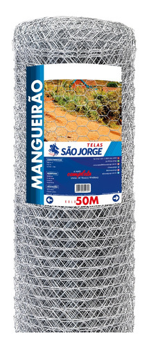 Tela Hexagonal Mangueirão Fio 16 50x1,50m - São Jorge