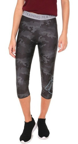 Pantalón Calza Fila Capri De Dama Pilates Yoga Gym Mvd Sport