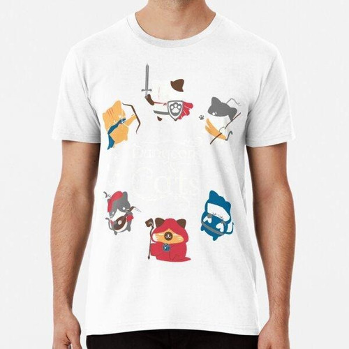 Remera Dungeons And Cats Algodon Premium