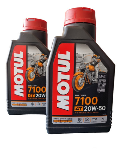 Aceite Motul 7100 20w50 Pack X2