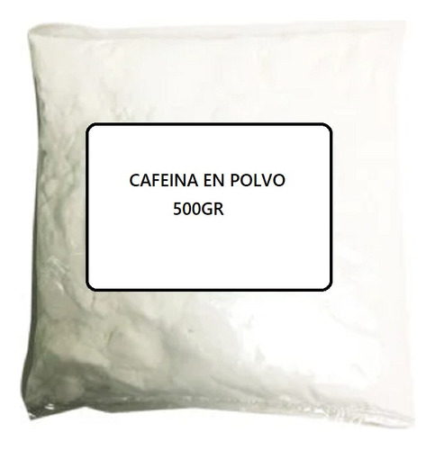 Cafeina En Polvo X 500gr - g a $410