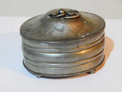 Peltre Alhajero Antiguo Pewter Denmark Sellado