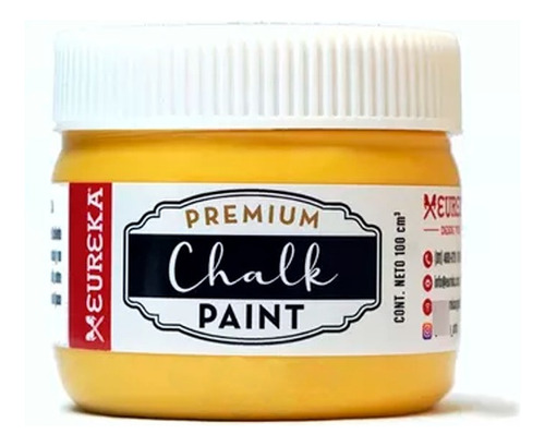 Pintura A La Tiza Chalk Paint Eureka Premium 100ml X1 Unidad