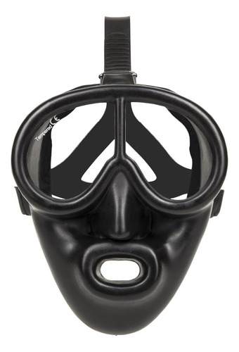 Ist Full Face Black Rubber Dive Mask - Scuba Mask M37