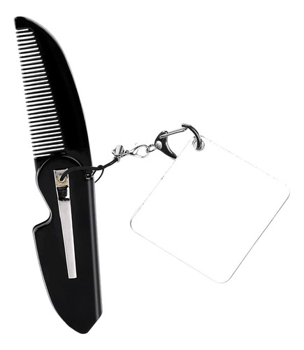2 Peine De Bolsillo Plegable Para Hombre Accesorio Barba